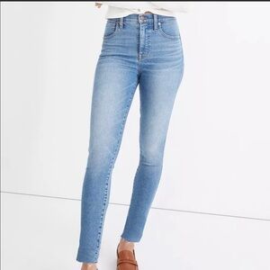 Madewell ultra high rise (10 inch) light wash